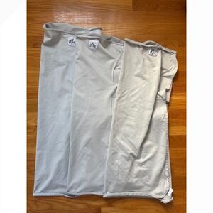 Lot of 3 The Ollie World Swaddle Stone Gray Adjustable Baby Wrap Bundle
